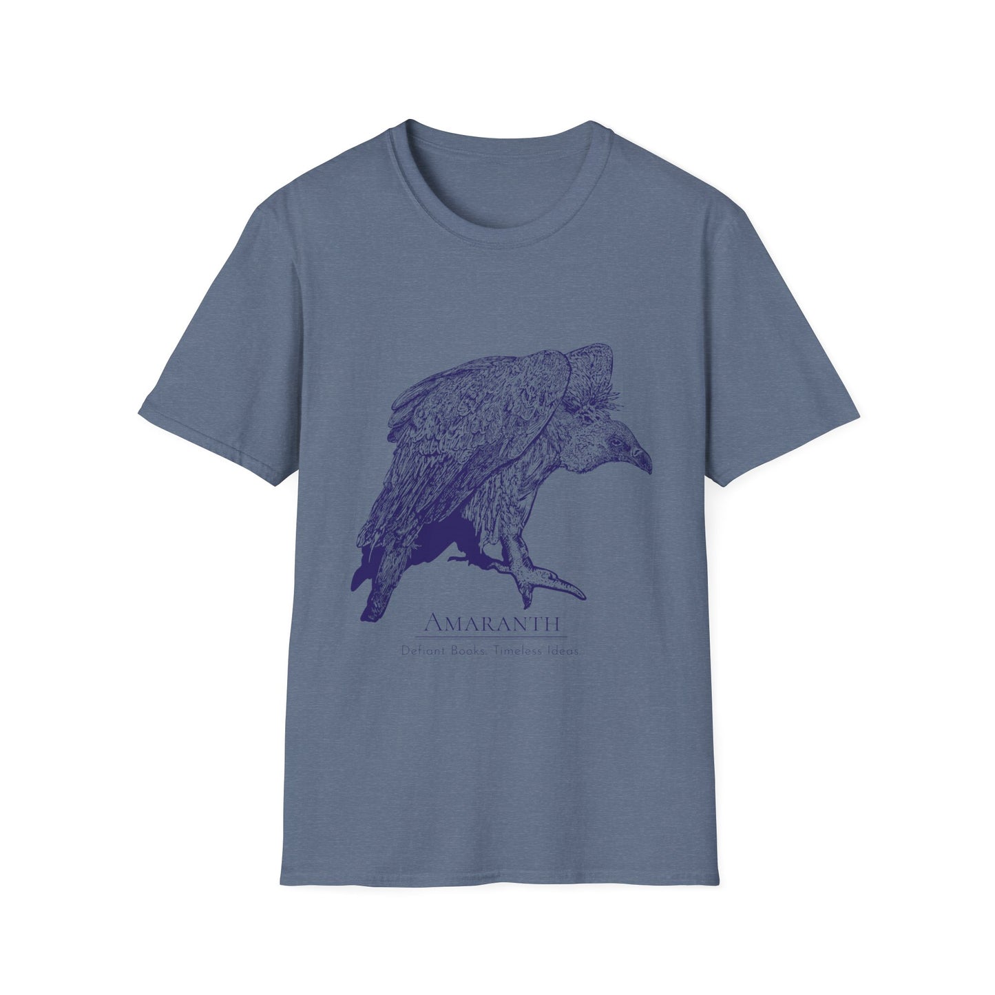 Amaranth Vulture | Graphic Unisex Softstyle T-Shirt - Eco-Friendly Fashion