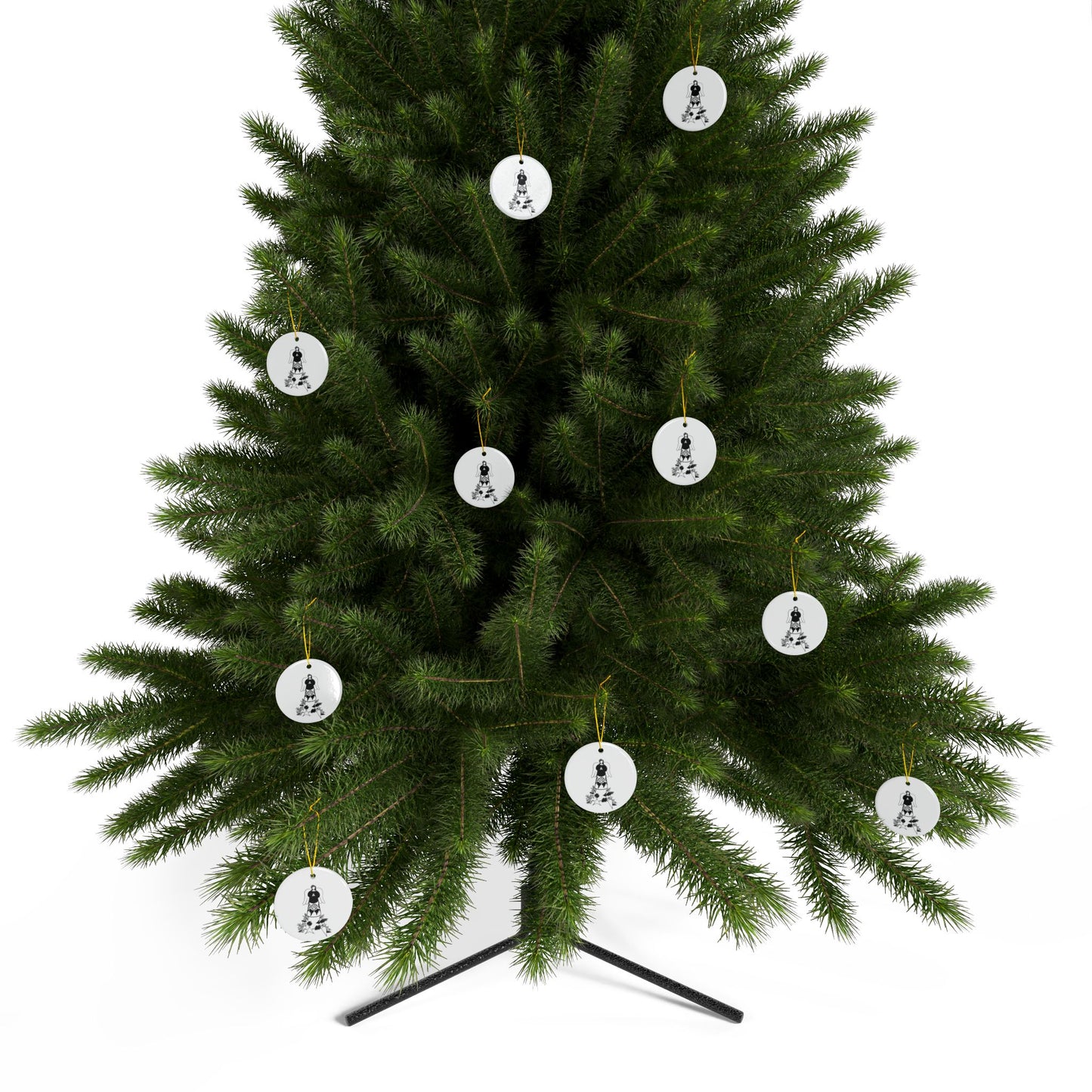 Angel-La, Das Gift | Ceramic Ornaments, 2-Side Print, (1pc, 3pcs, 5pcs, 10pcs)