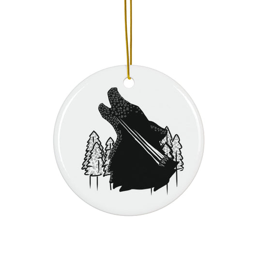 The Wolf in the Woods, Das Gift | Ceramic Ornaments, 2-Side Print, (1pc, 3pcs, 5pcs, 10pcs)
