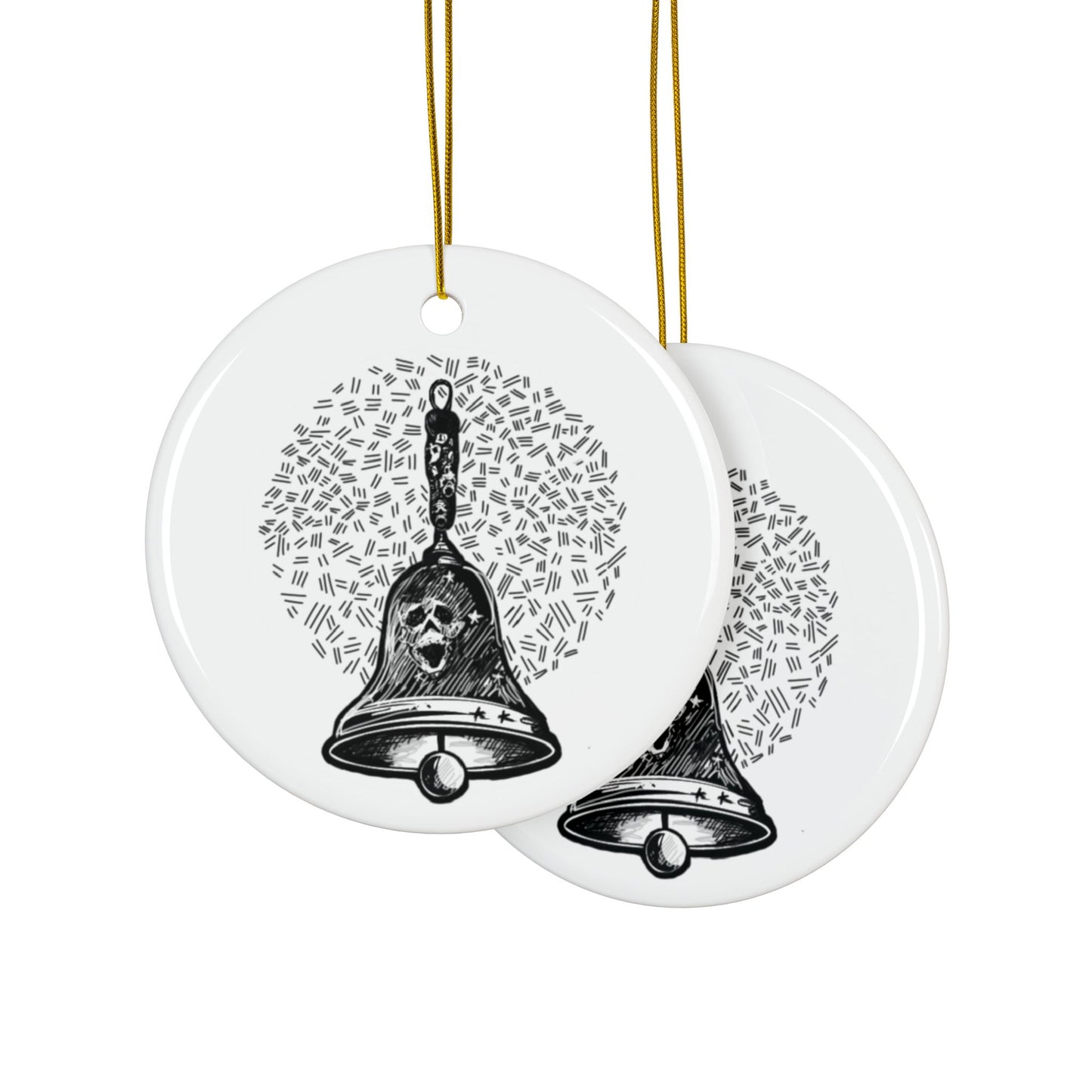 Milk Glass, Das Gift | Ceramic Ornaments, 2-Side Print, (1pc, 3pcs, 5pcs, 10pcs)