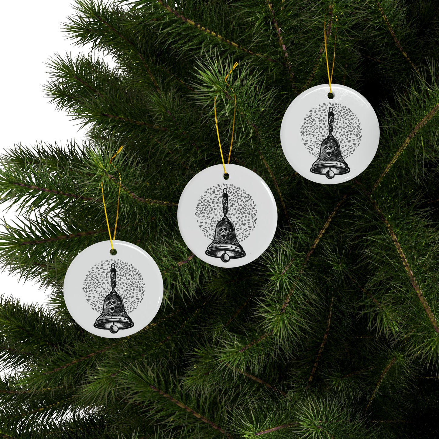 Milk Glass, Das Gift | Ceramic Ornaments, 2-Side Print, (1pc, 3pcs, 5pcs, 10pcs)