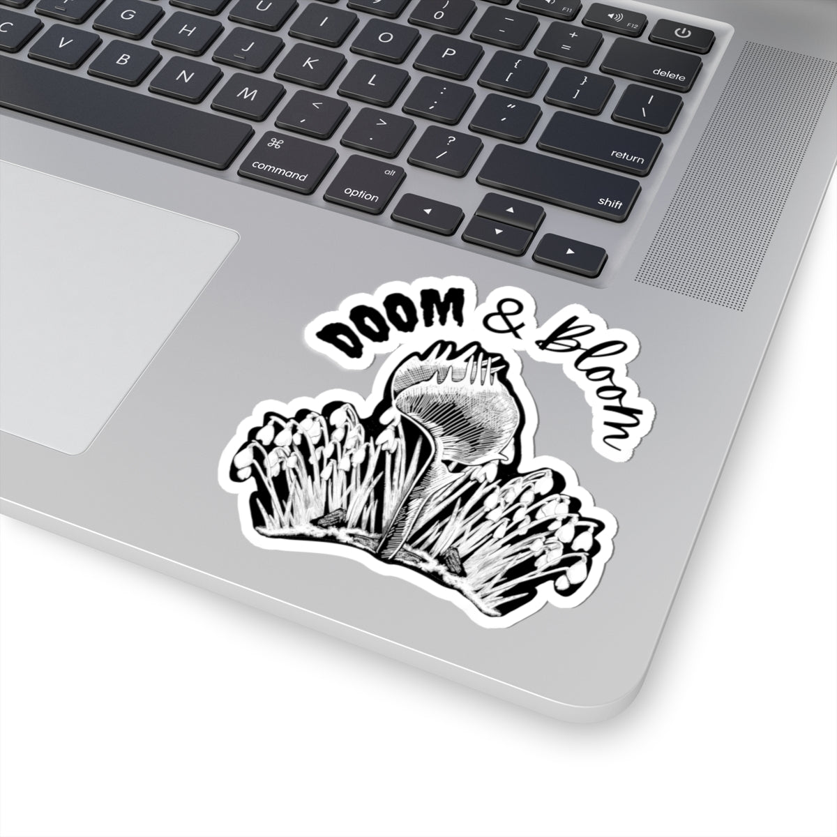Doom & Bloom Kiss-Cut Stickers - Artistic Vinyl Stickers for Nature Lovers