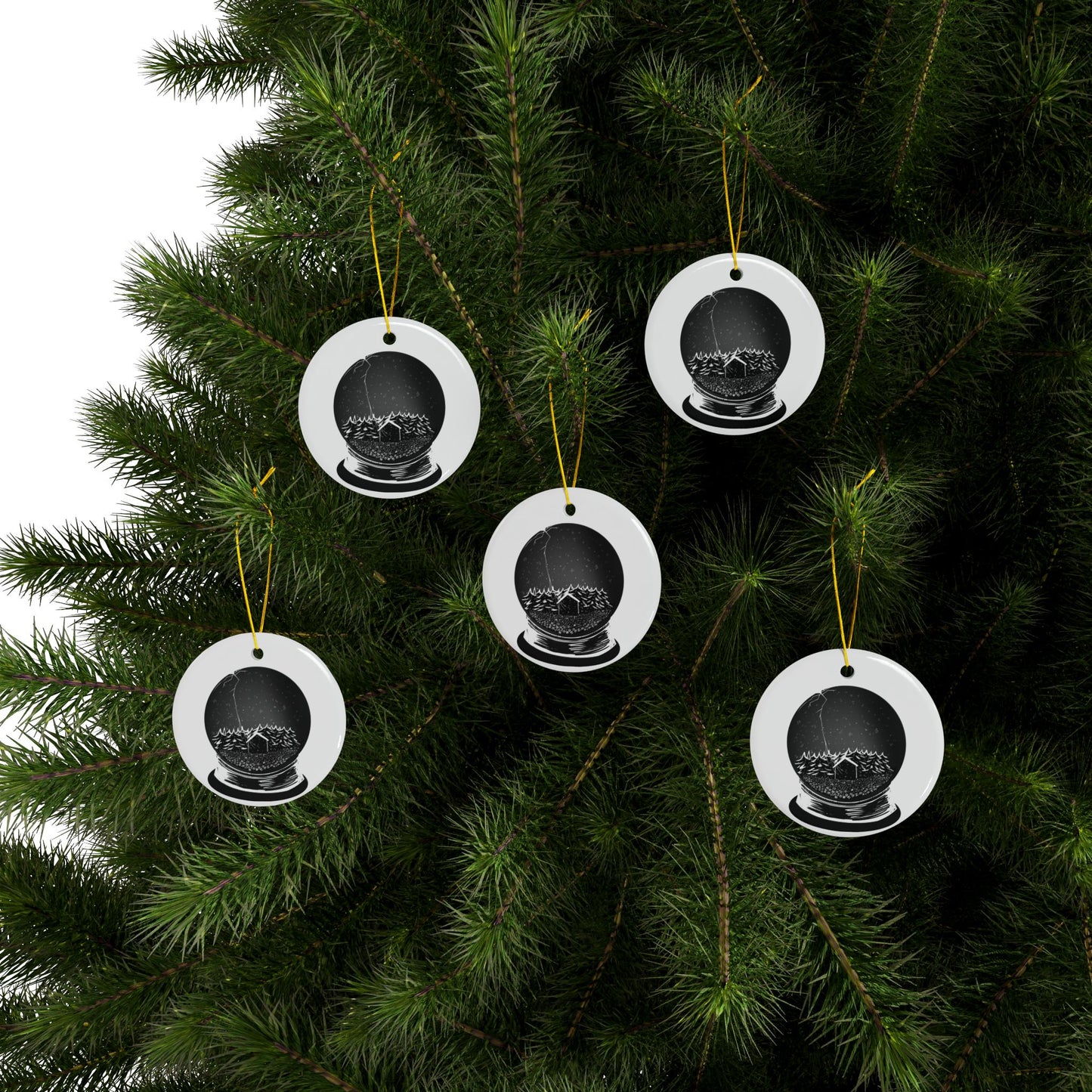 So Many Fragile Things, Das Gift | Ceramic Ornaments, 2-Side Print, (1pc, 3pcs, 5pcs, 10pcs)