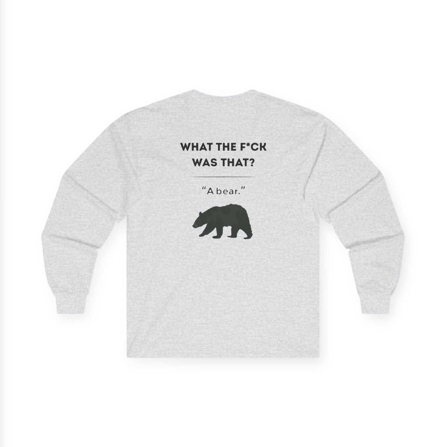 'What the F*ck Was That? (A Bear)' | Going Nowhere Slow Unisex Long Sleeve Tee -