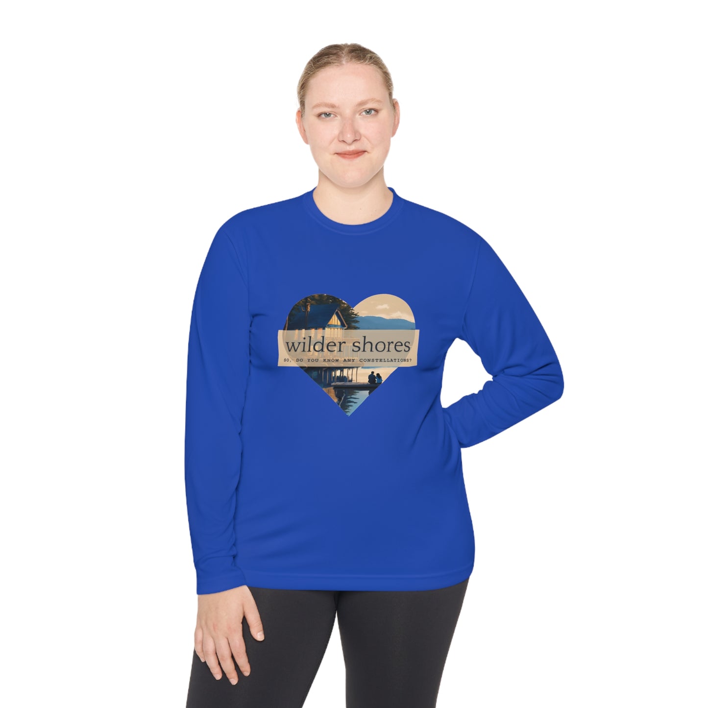 Wilder Shores Heart | Unisex Lightweight Long Sleeve Tee