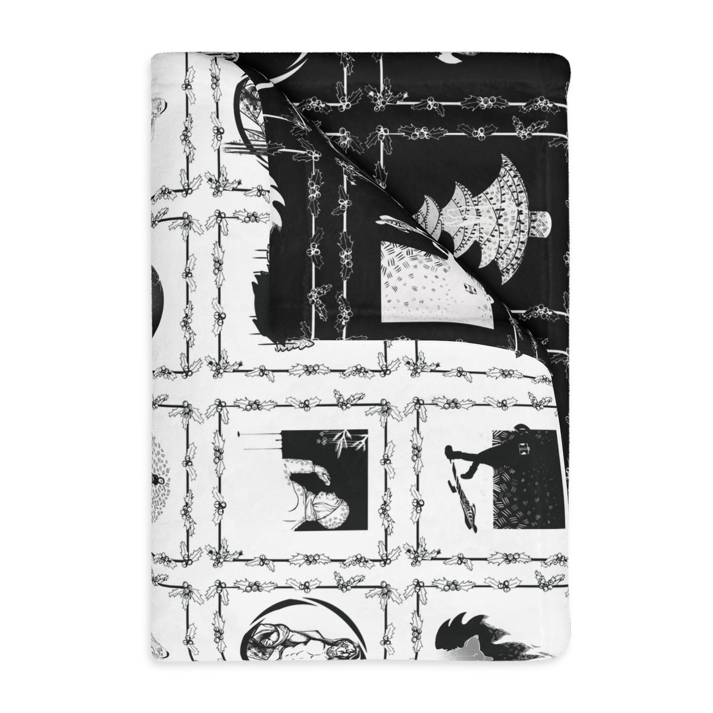 The Illustrations! Das Gift | Velveteen Microfiber Blanket (Two-sided print)