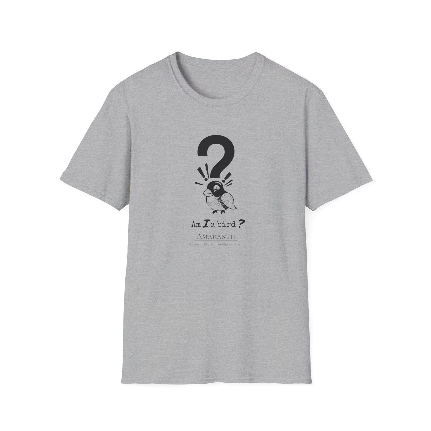 "Am I a Bird?!" WyoWriters | Unisex Softstyle T-Shirt