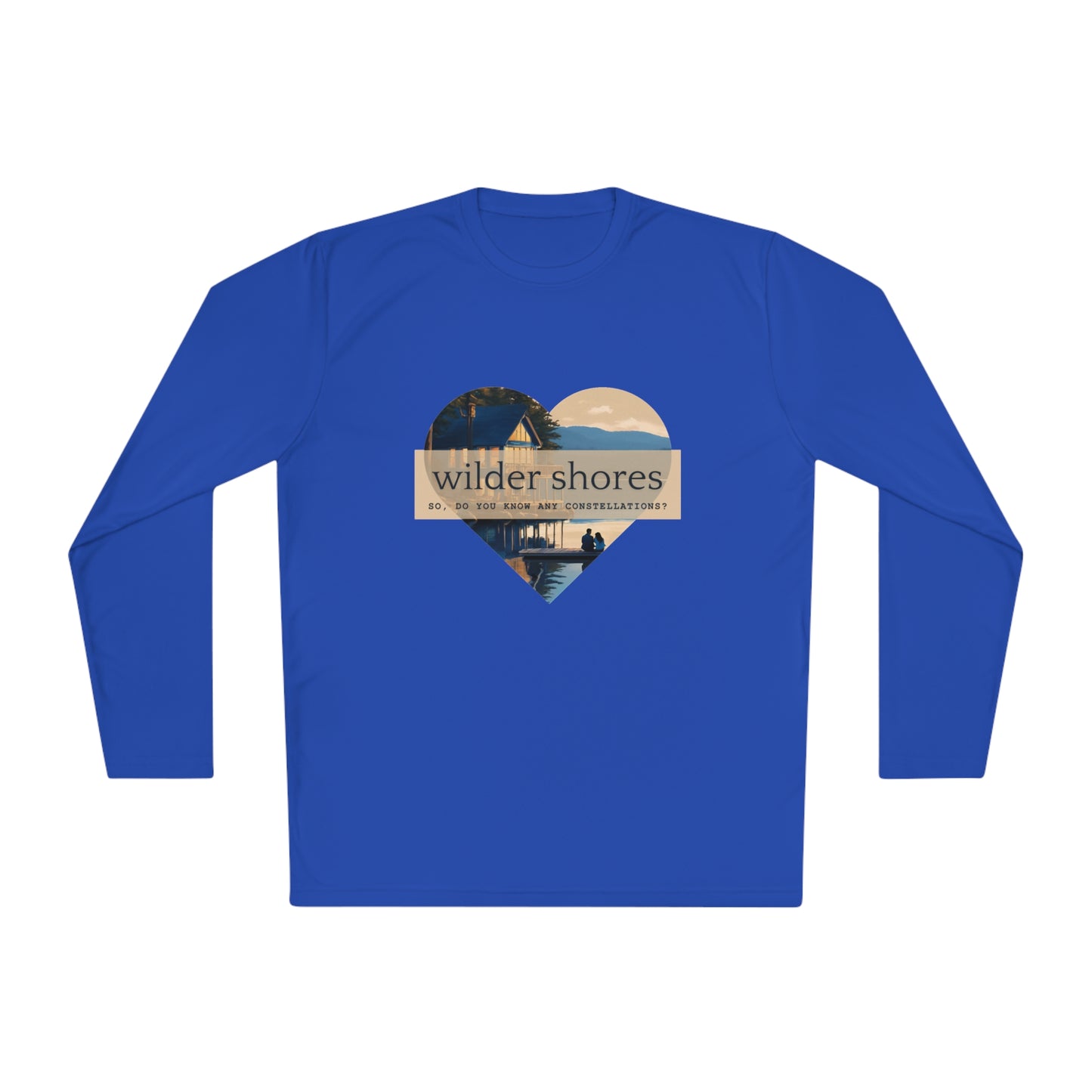 Wilder Shores Heart | Unisex Lightweight Long Sleeve Tee
