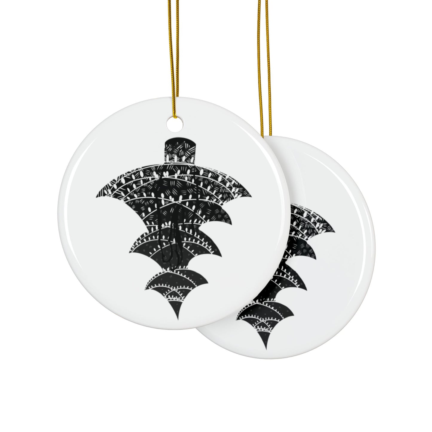 The Tree, Das Gift | Ceramic Ornaments, 2-Side Print, (1pc, 3pcs, 5pcs, 10pcs)