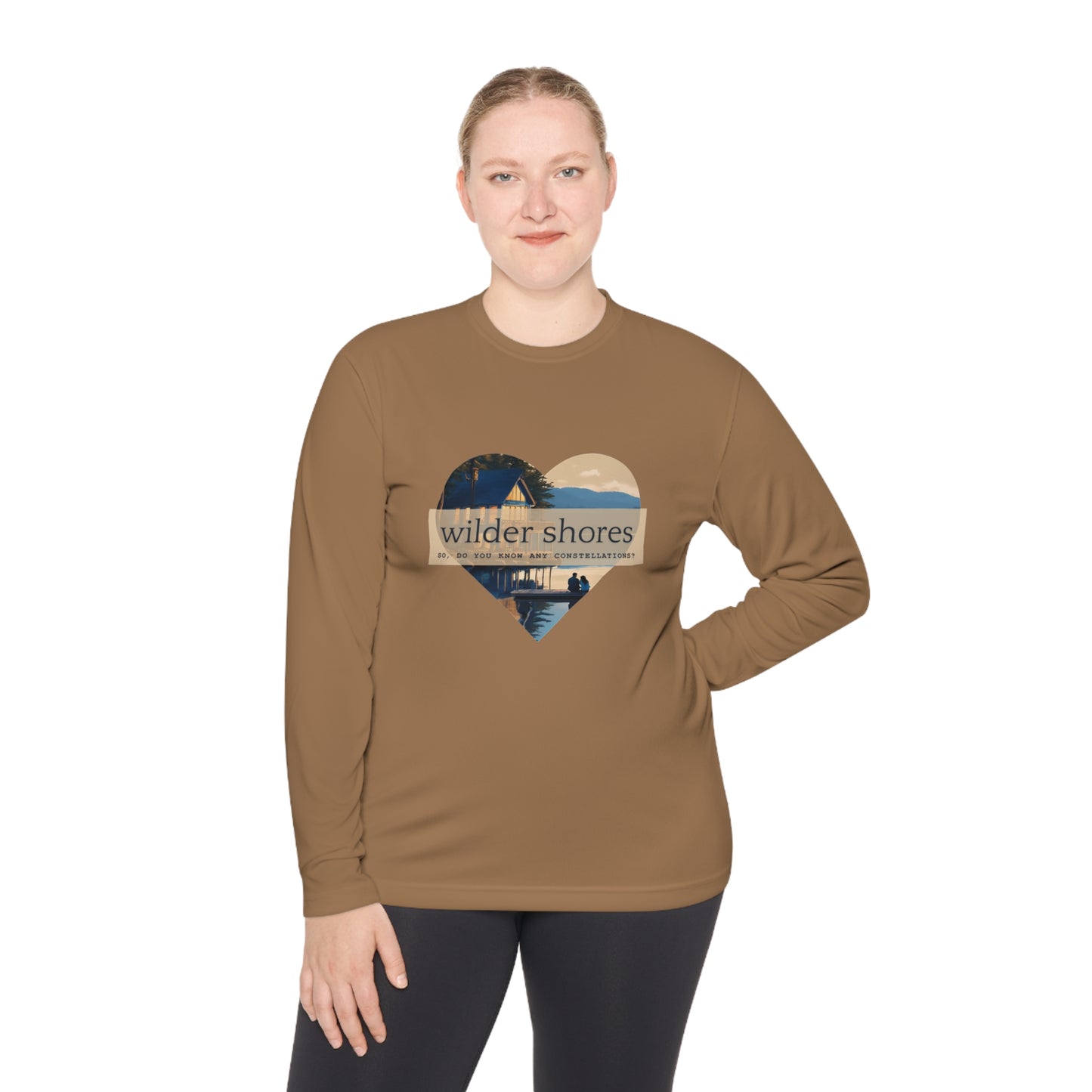 Wilder Shores Heart | Unisex Lightweight Long Sleeve Tee