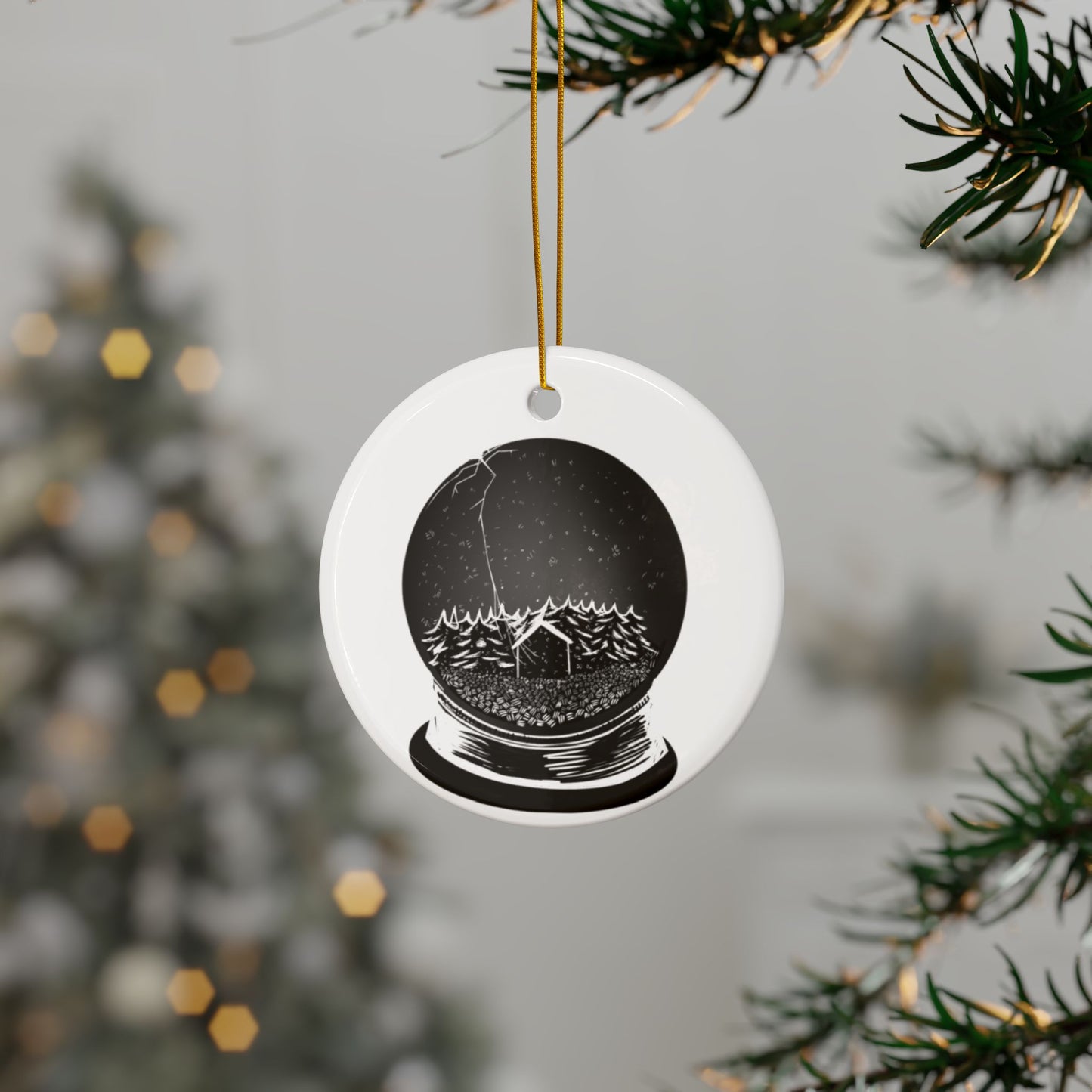 So Many Fragile Things, Das Gift | Ceramic Ornaments, 2-Side Print, (1pc, 3pcs, 5pcs, 10pcs)