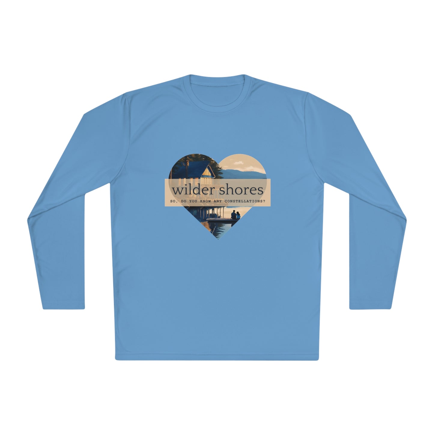 Wilder Shores Heart | Unisex Lightweight Long Sleeve Tee