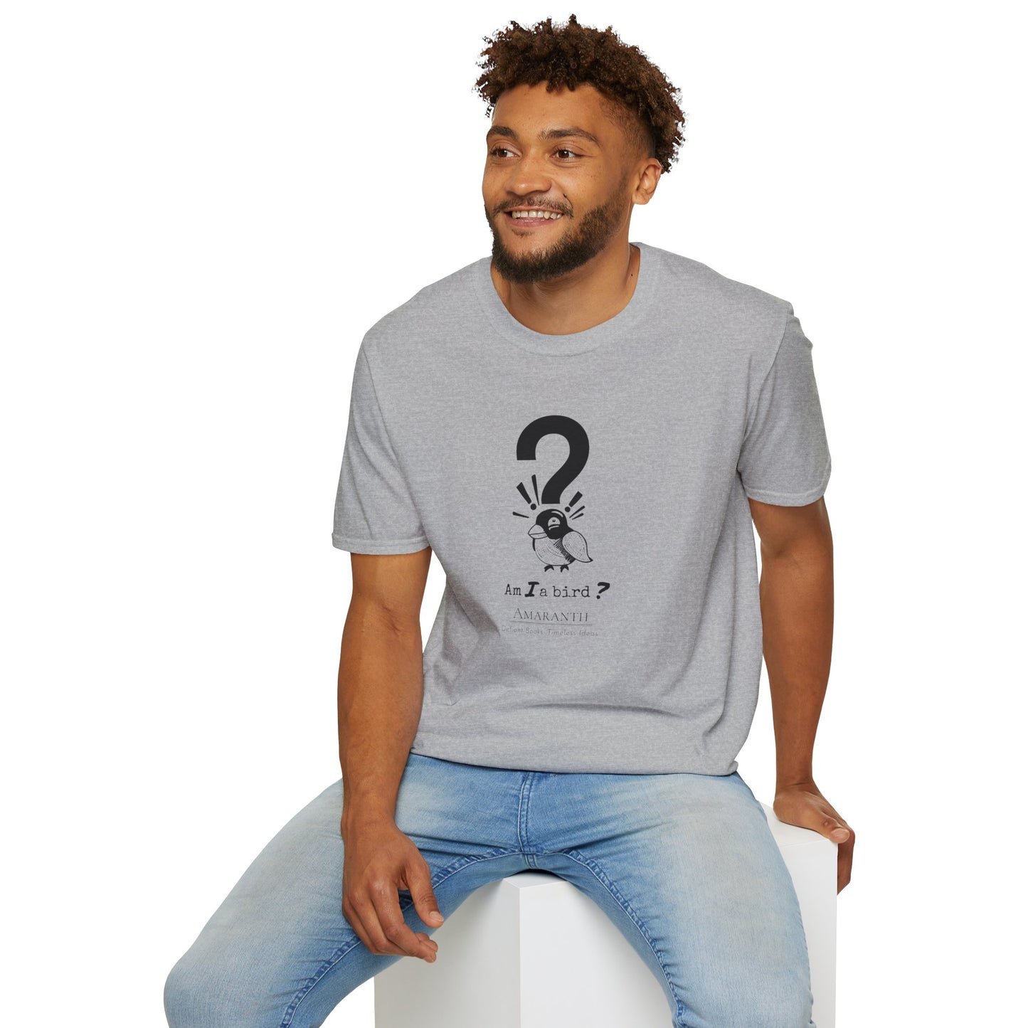 "Am I a Bird?!" WyoWriters | Unisex Softstyle T-Shirt