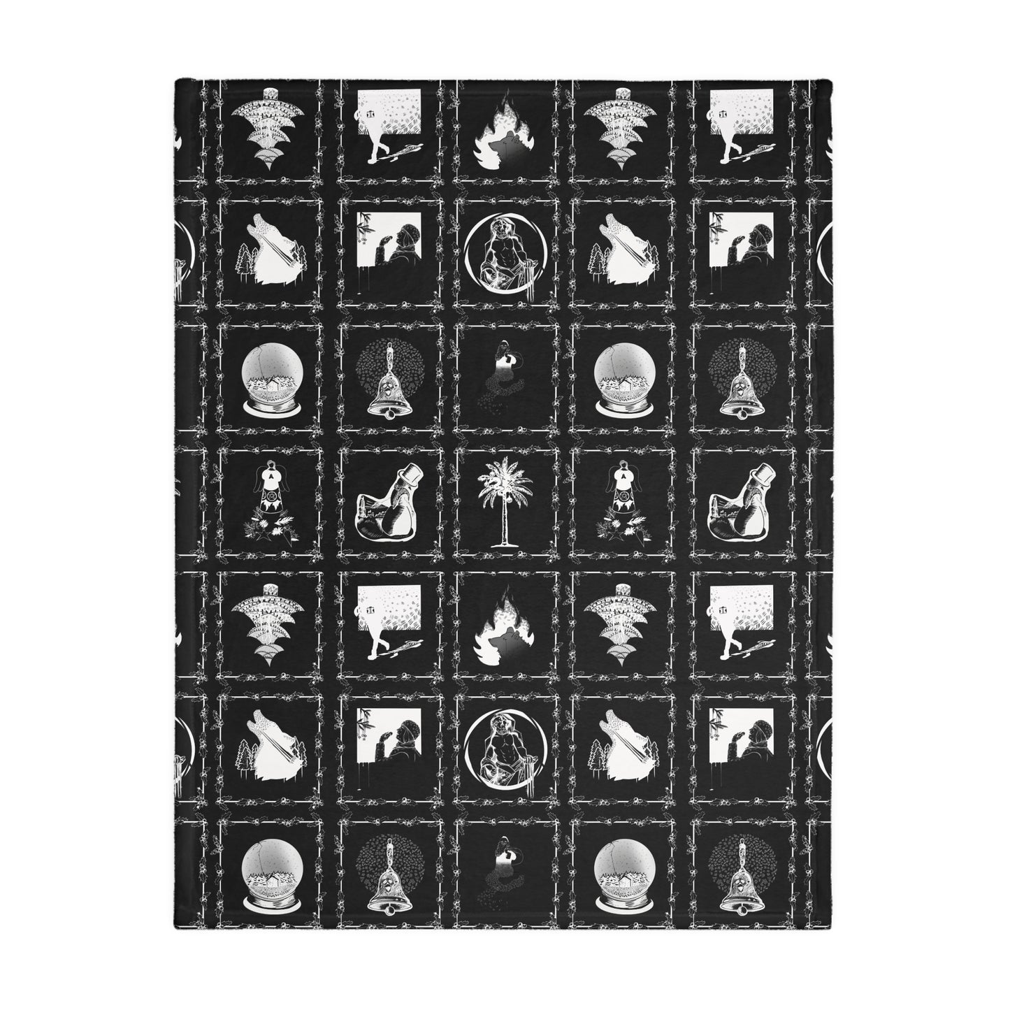 The Illustrations! Das Gift | Velveteen Microfiber Blanket (Two-sided print)