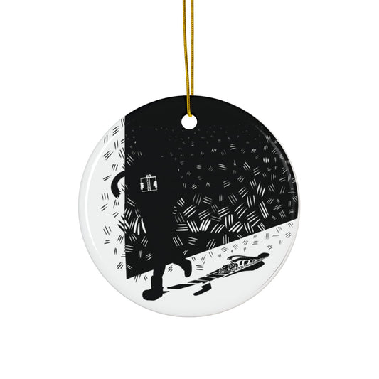 The Gift, Das Gift | Ceramic Ornaments, 2-Side Print, (1pc, 3pcs, 5pcs, 10pcs)
