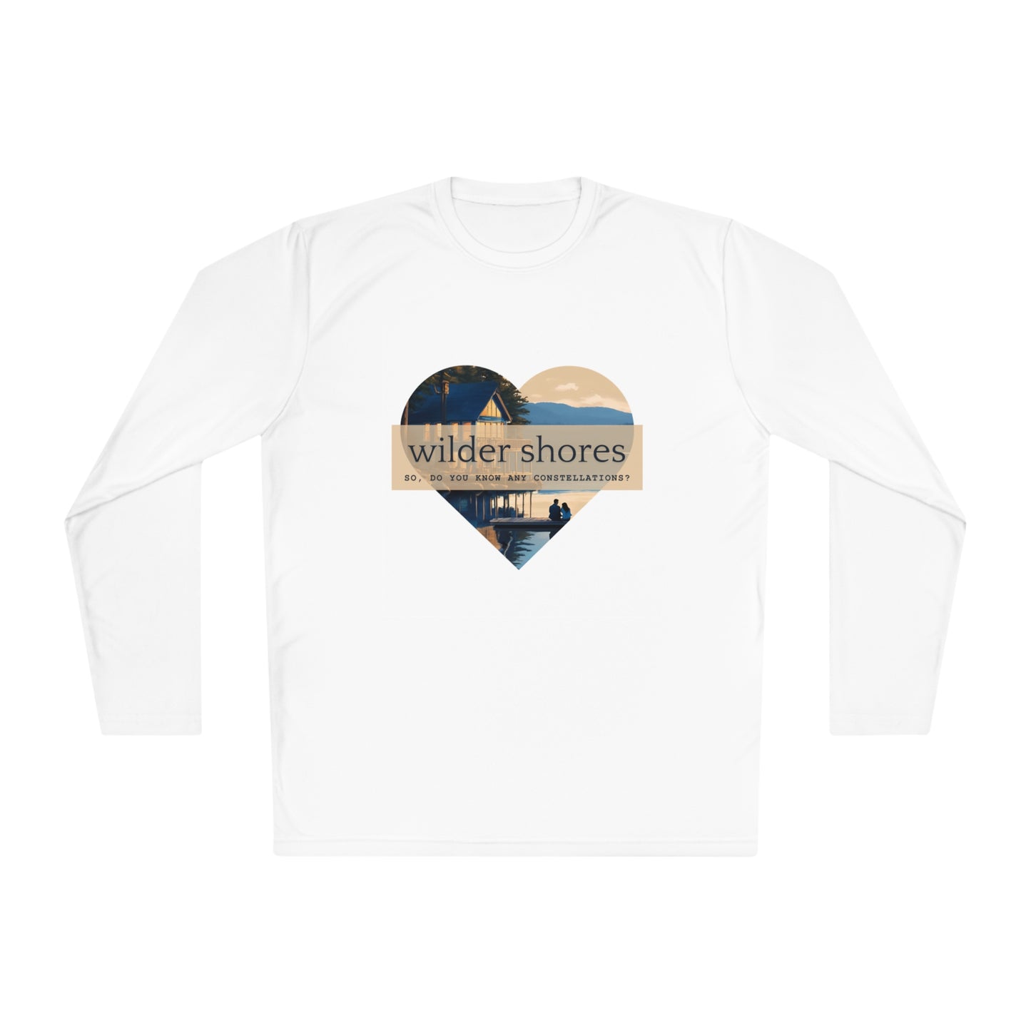 Wilder Shores Heart | Unisex Lightweight Long Sleeve Tee