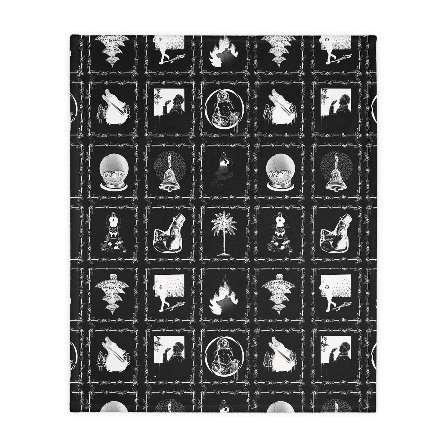The Illustrations! Das Gift | Velveteen Microfiber Blanket (Two-sided print)