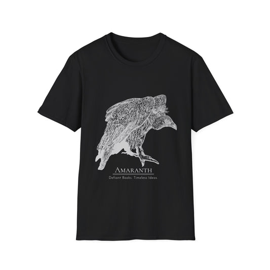 Amaranth Vulture | Graphic Unisex Softstyle T-Shirt - Eco-Friendly Fashion
