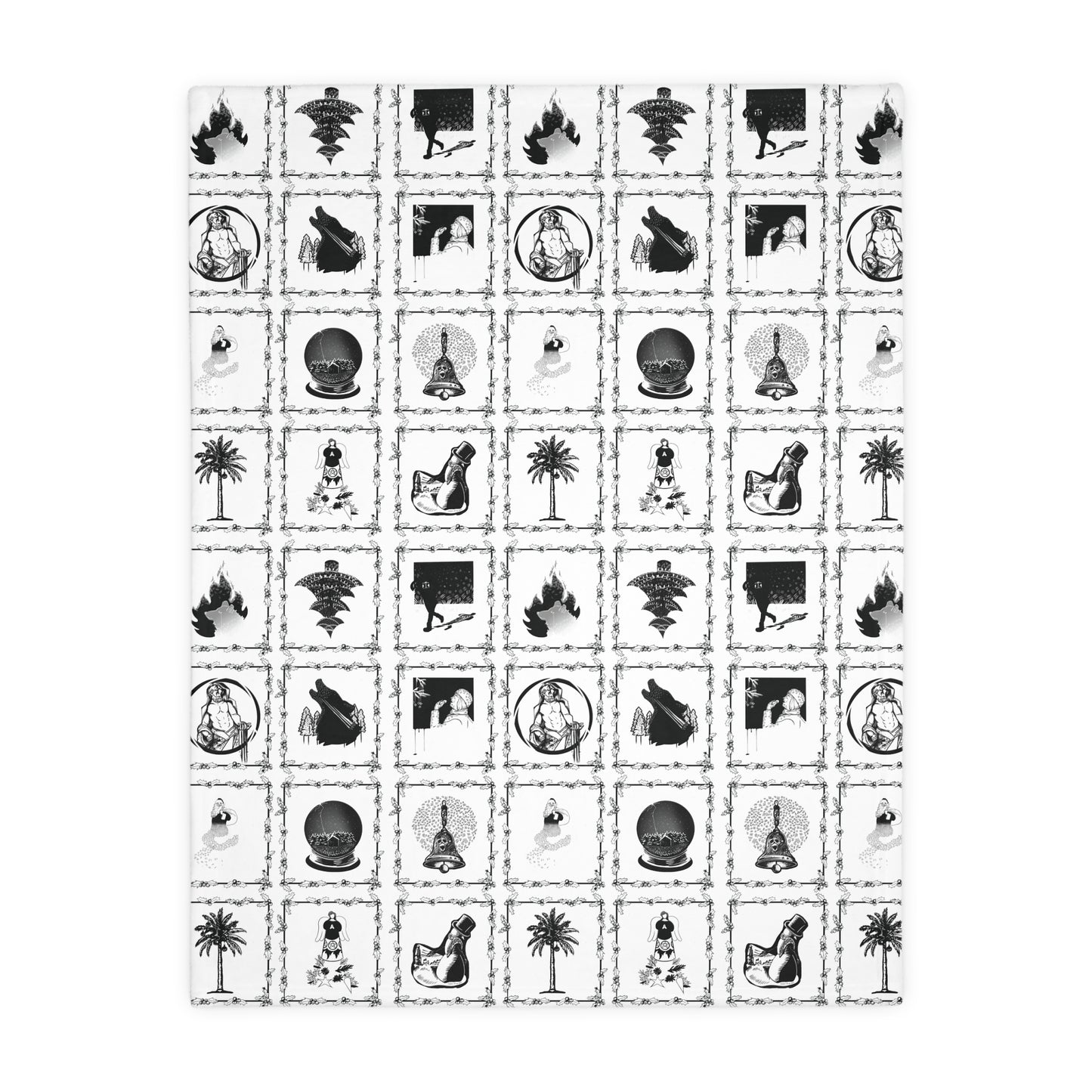 The Illustrations! Das Gift | Velveteen Microfiber Blanket (Two-sided print)