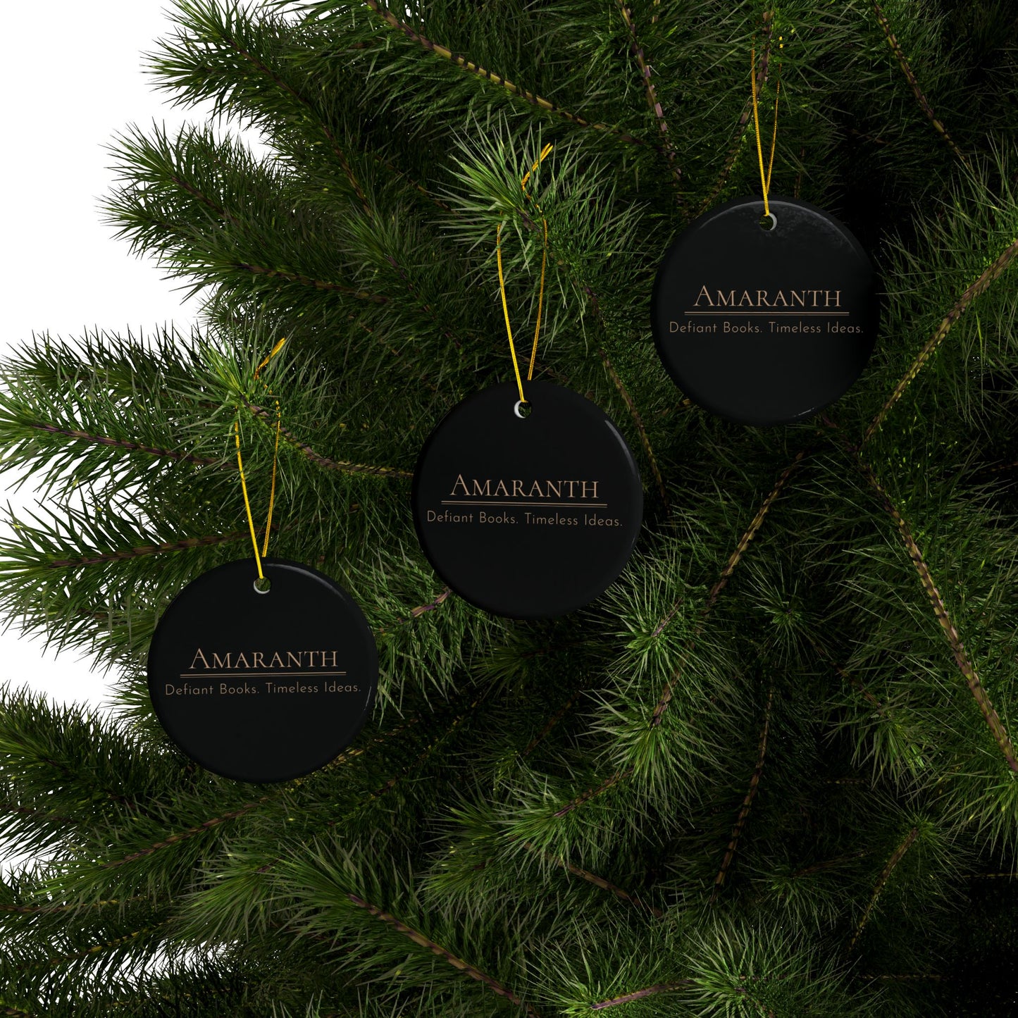 Amaranth | Ceramic Ornaments, 2-Side Print, (1pc, 3pcs, 5pcs, 10pcs)