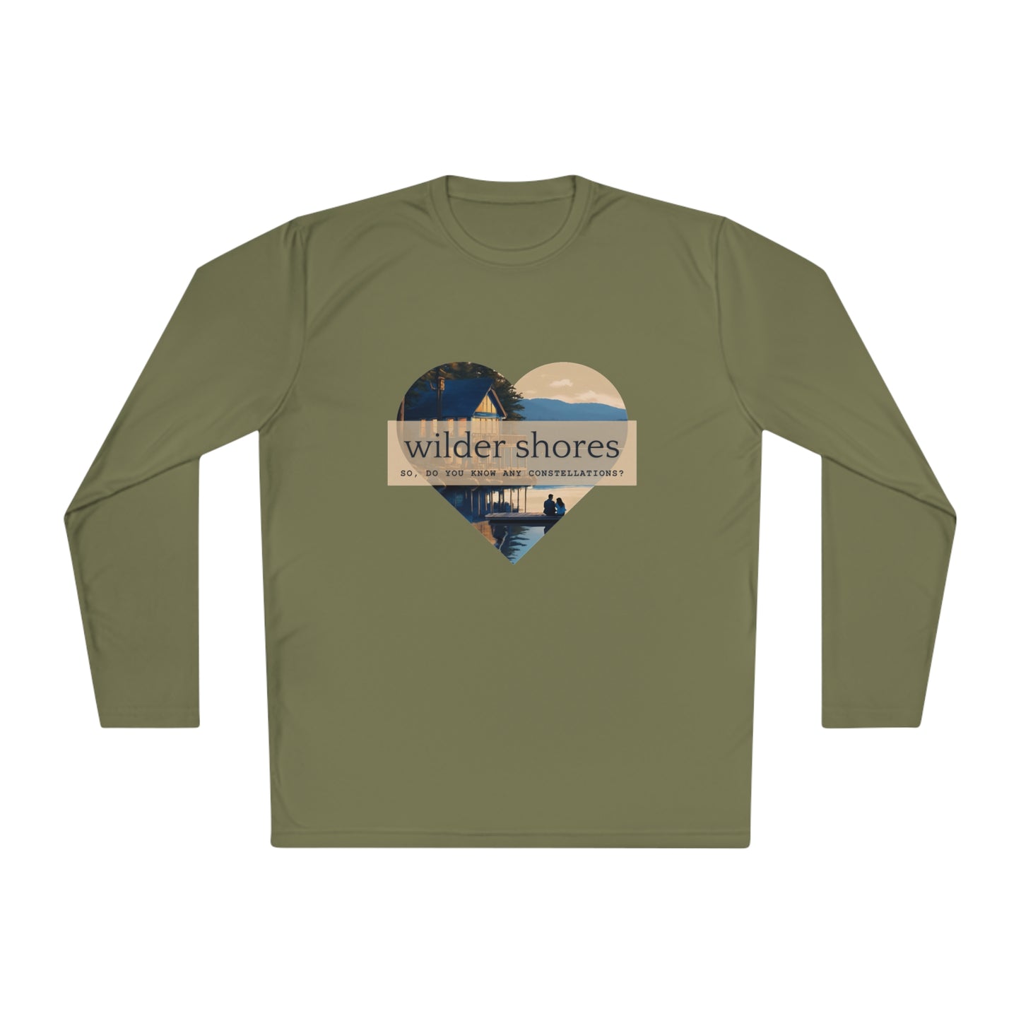 Wilder Shores Heart | Unisex Lightweight Long Sleeve Tee