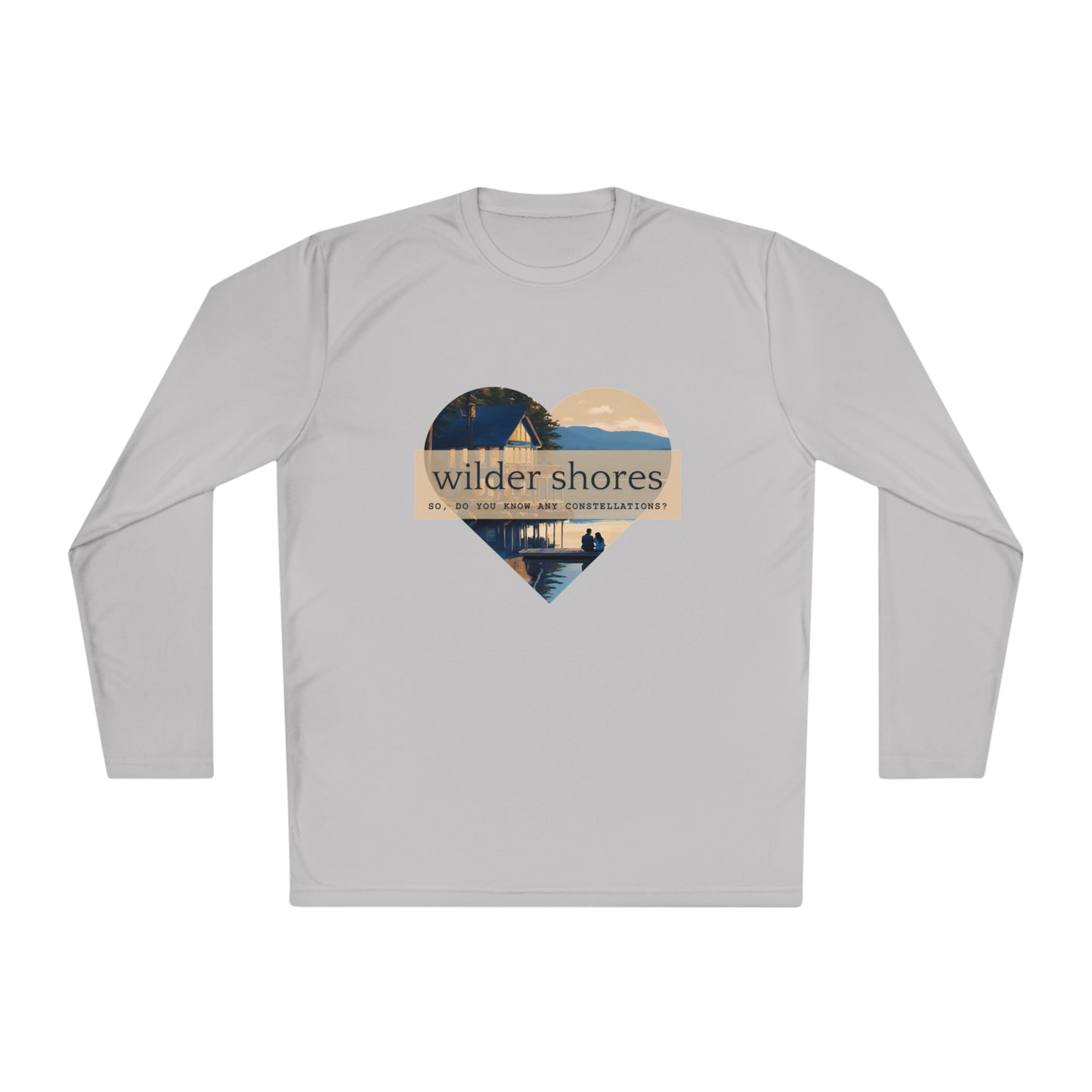 Wilder Shores Heart | Unisex Lightweight Long Sleeve Tee