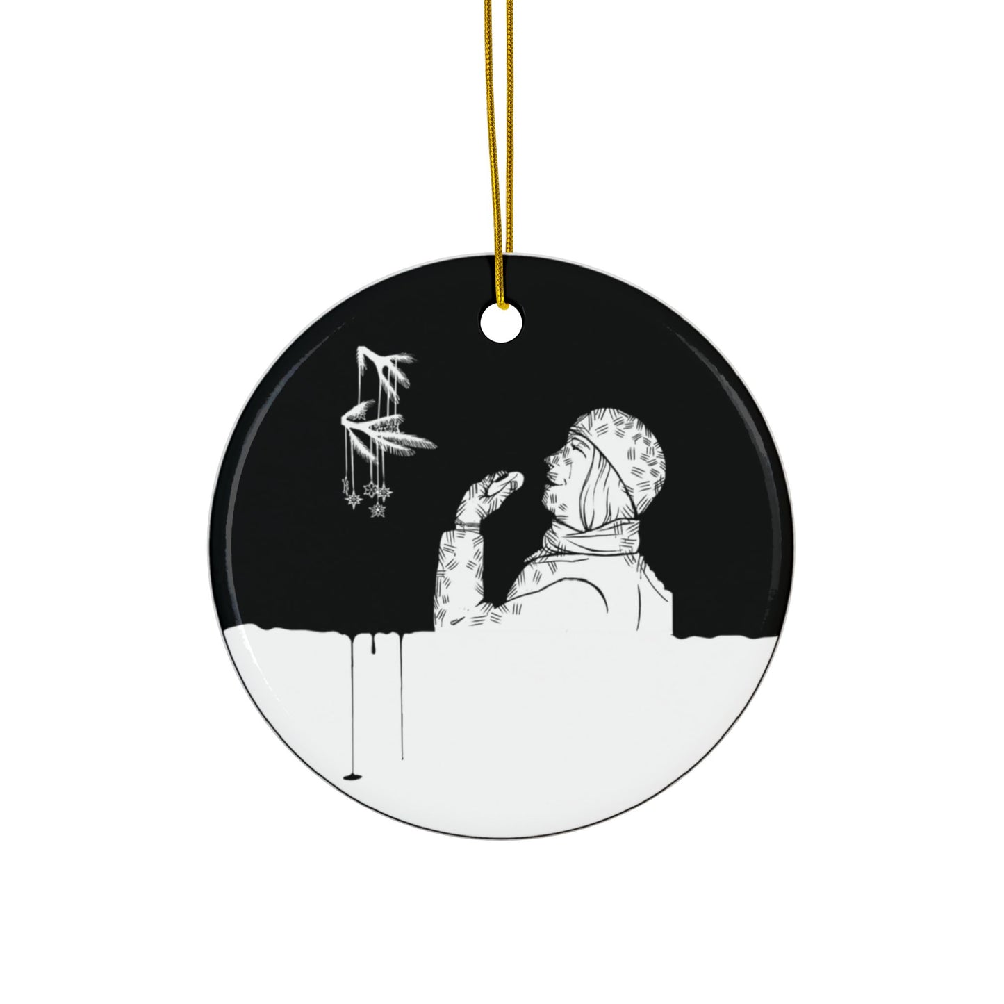Vaniljkakor, Das Gift | Ceramic Ornaments, 2-Side Print, (1pc, 3pcs, 5pcs, 10pcs)