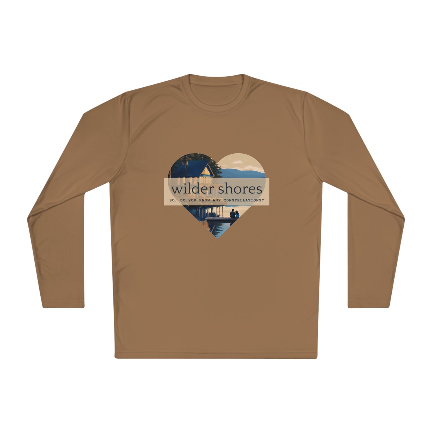 Wilder Shores Heart | Unisex Lightweight Long Sleeve Tee