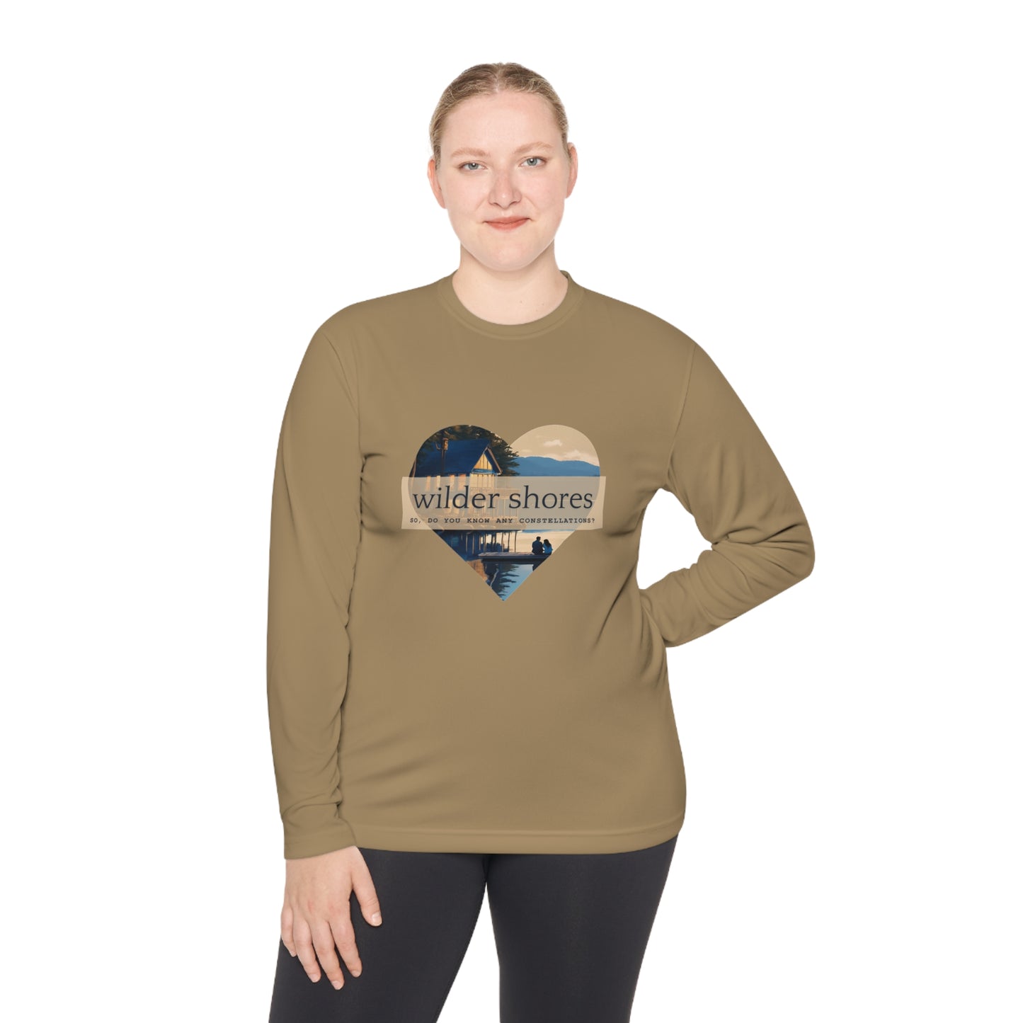 Wilder Shores Heart | Unisex Lightweight Long Sleeve Tee