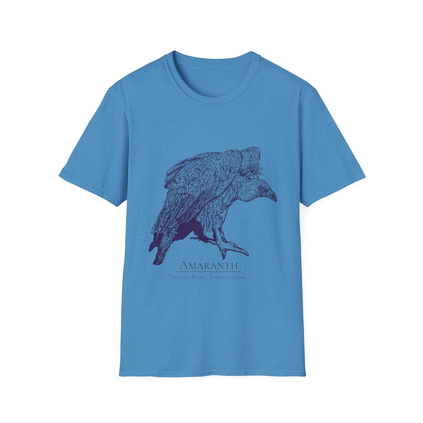 Amaranth Vulture | Graphic Unisex Softstyle T-Shirt - Eco-Friendly Fashion