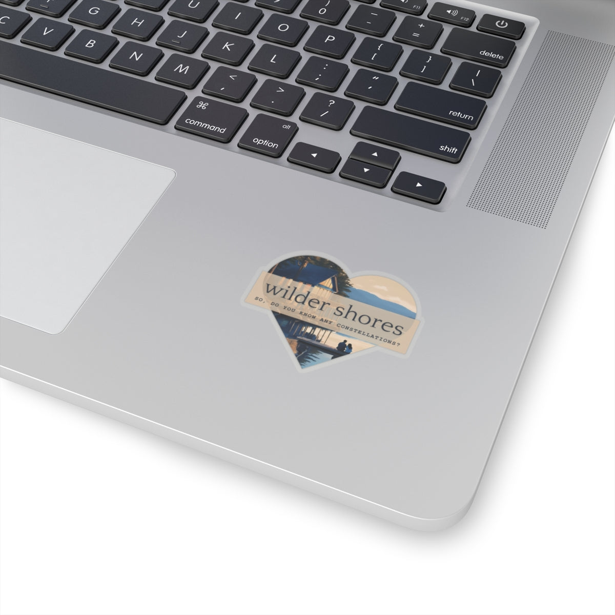 Wilder Shore Heart | Kiss-Cut Stickers
