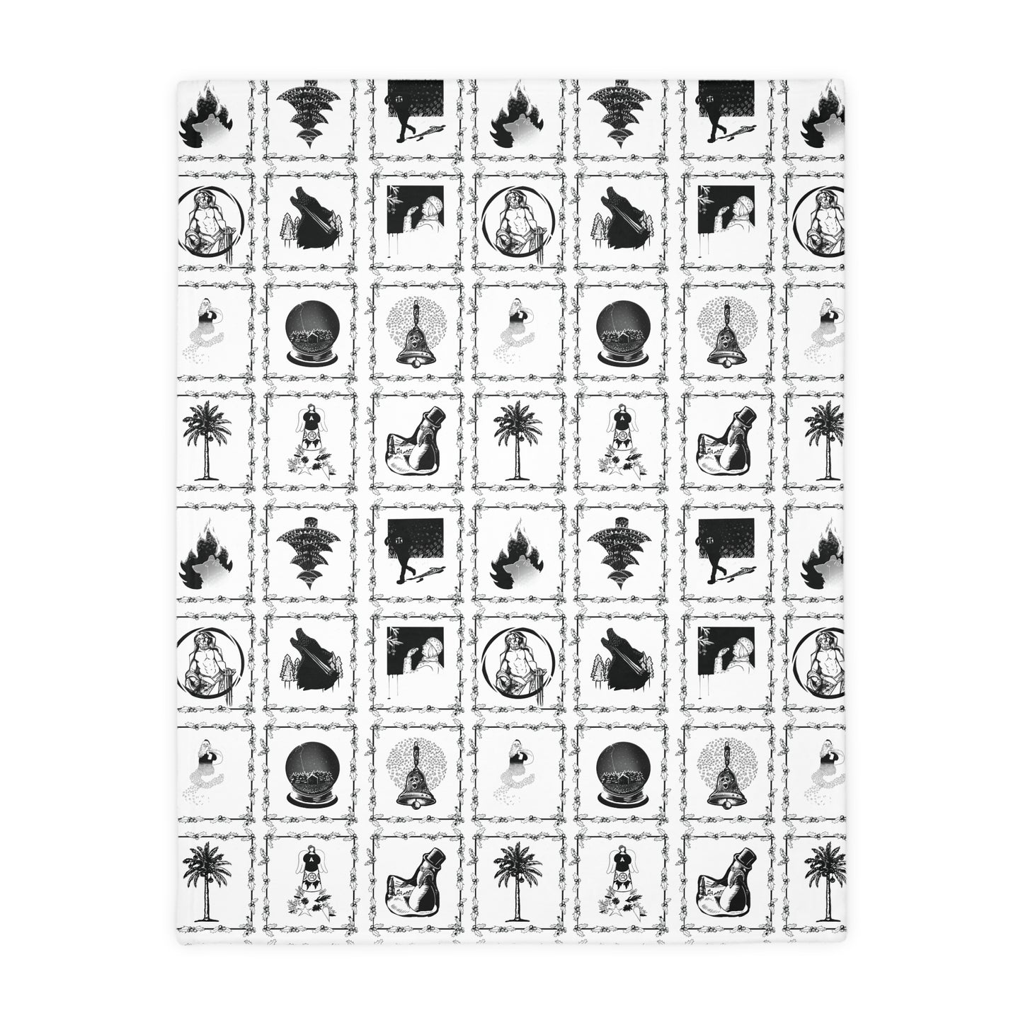 The Illustrations! Das Gift | Velveteen Microfiber Blanket (Two-sided print)