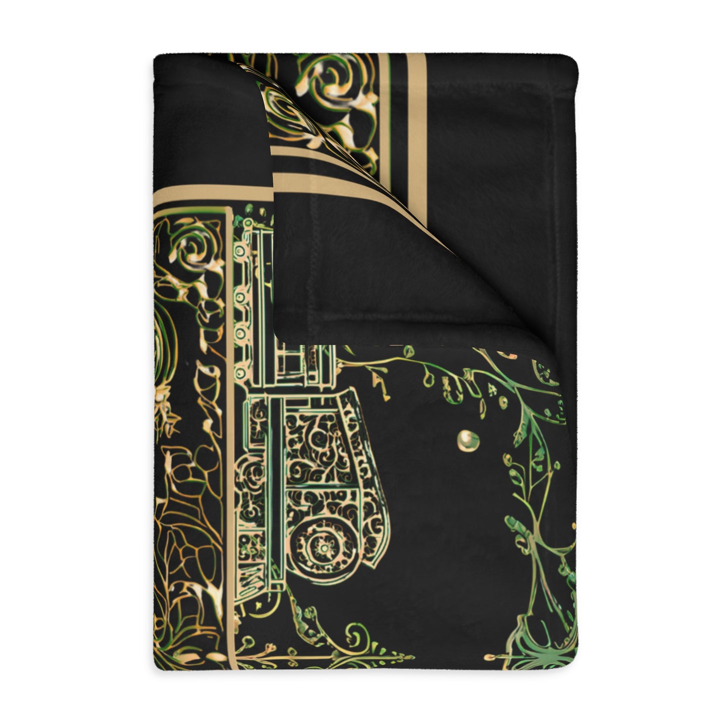 Das Gift | Velveteen Microfiber Blanket (Two-sided print)