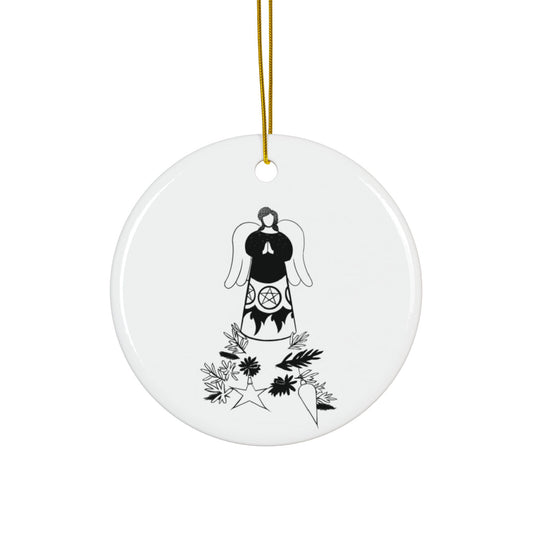 Angel-La, Das Gift | Ceramic Ornaments, 2-Side Print, (1pc, 3pcs, 5pcs, 10pcs)