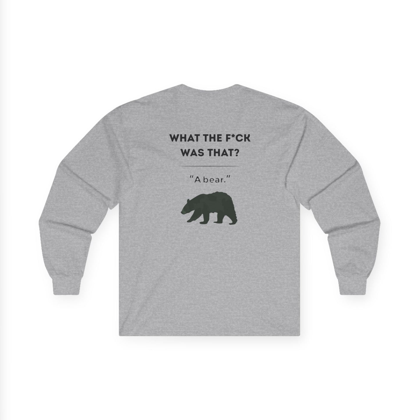 'What the F*ck Was That? (A Bear)' | Going Nowhere Slow Unisex Long Sleeve Tee -