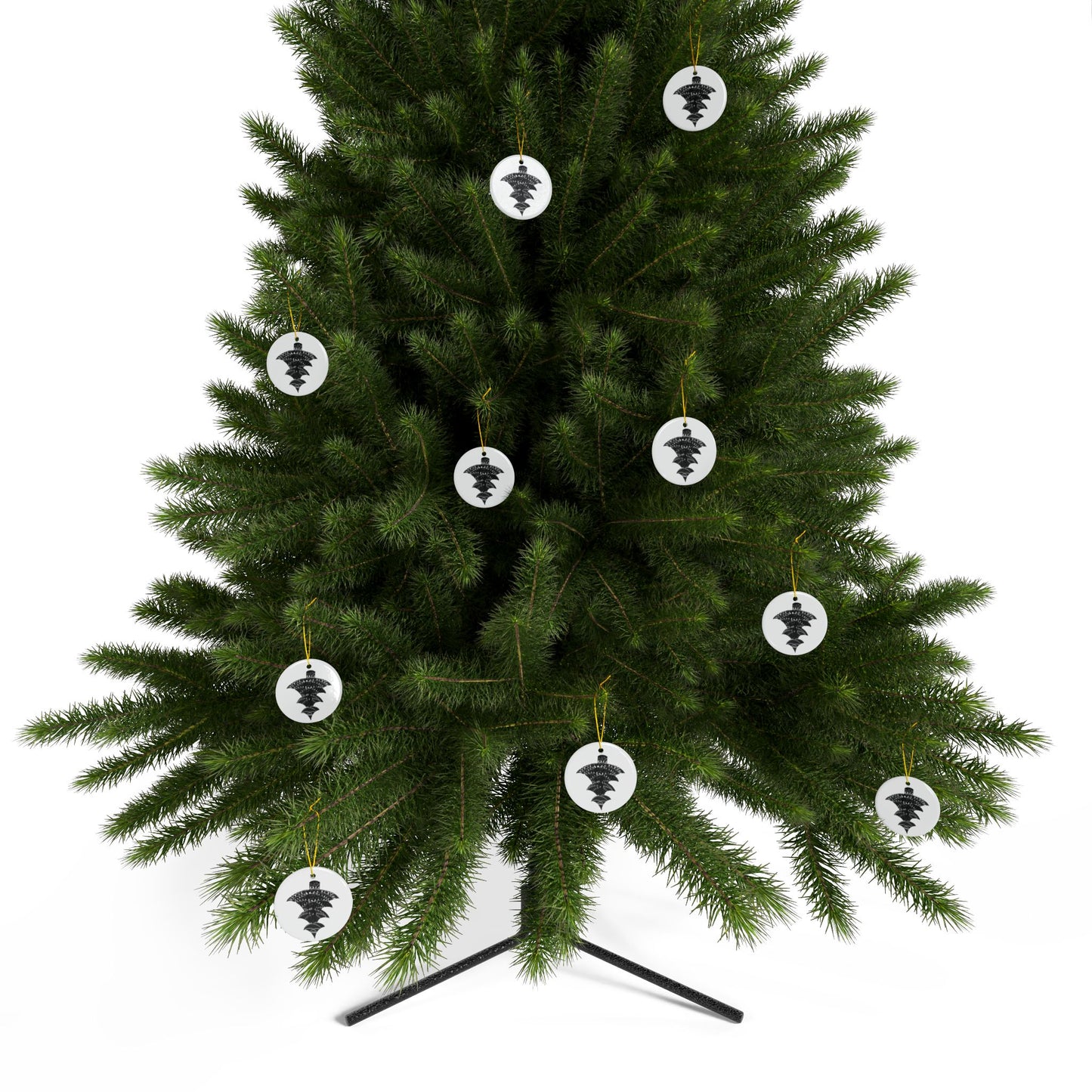 The Tree, Das Gift | Ceramic Ornaments, 2-Side Print, (1pc, 3pcs, 5pcs, 10pcs)