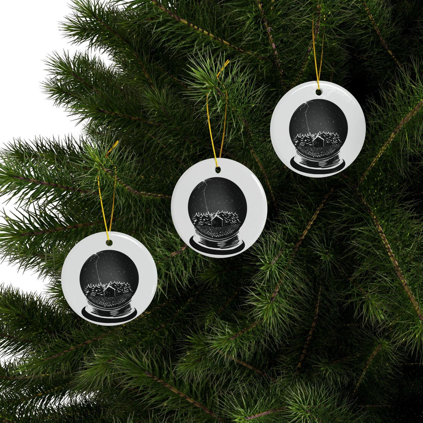 So Many Fragile Things, Das Gift | Ceramic Ornaments, 2-Side Print, (1pc, 3pcs, 5pcs, 10pcs)