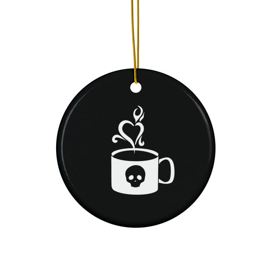 Cup of Death | Ceramic Ornaments, 2-Side Print, (1pc, 3pcs, 5pcs, 10pcs)