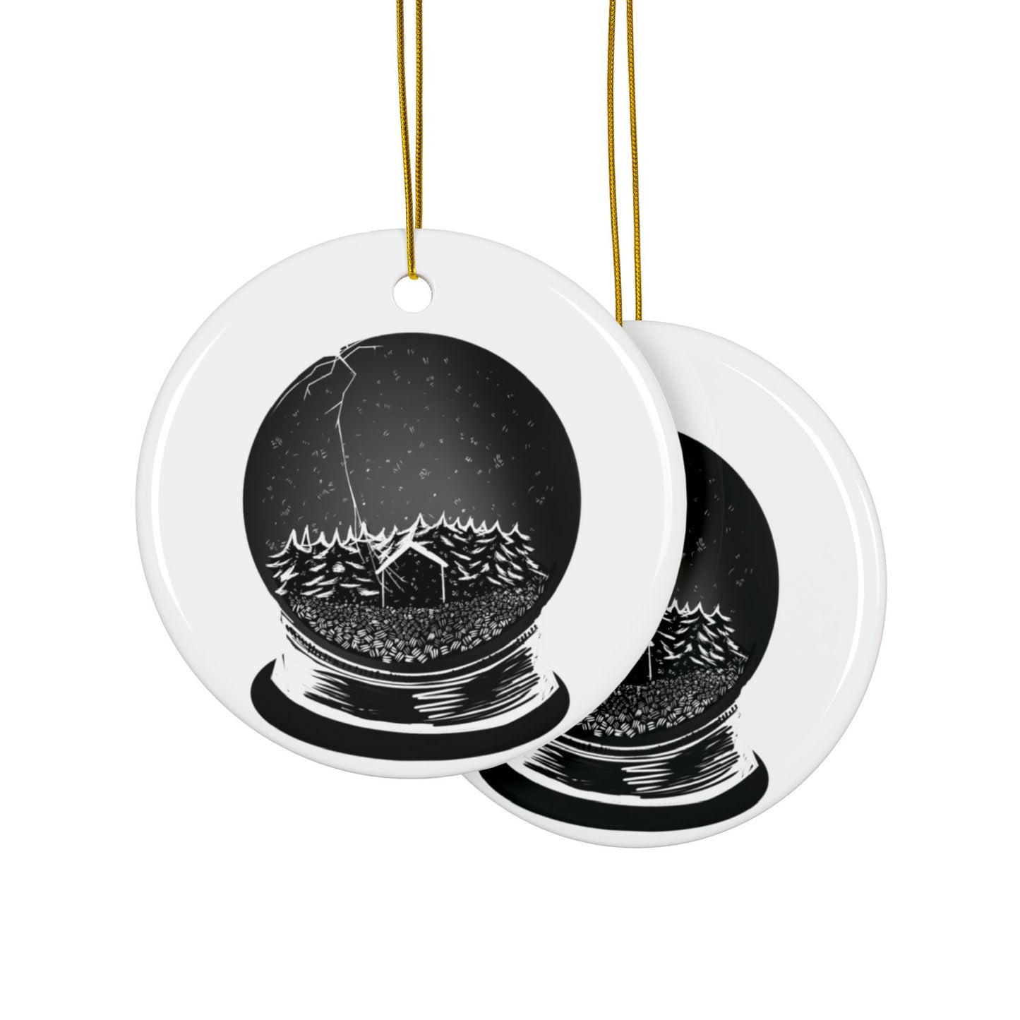 So Many Fragile Things, Das Gift | Ceramic Ornaments, 2-Side Print, (1pc, 3pcs, 5pcs, 10pcs)