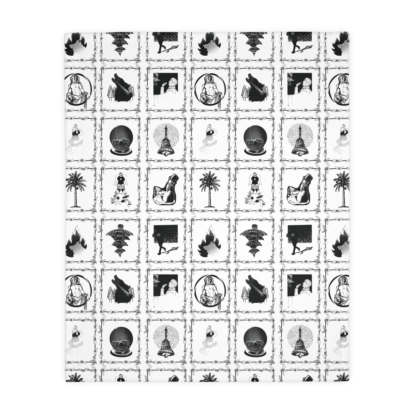 The Illustrations! Das Gift | Velveteen Microfiber Blanket (Two-sided print)