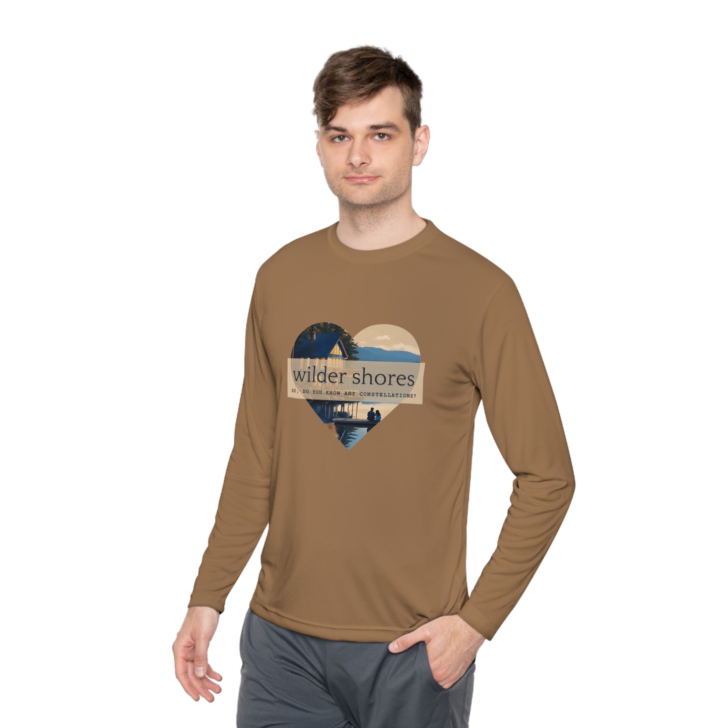 Wilder Shores Heart | Unisex Lightweight Long Sleeve Tee