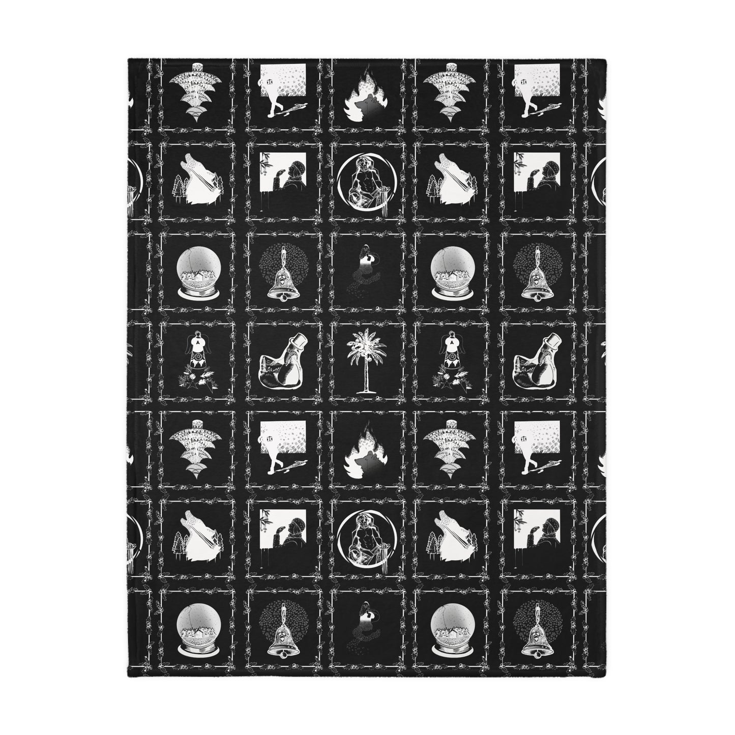 The Illustrations! Das Gift | Velveteen Microfiber Blanket (Two-sided print)