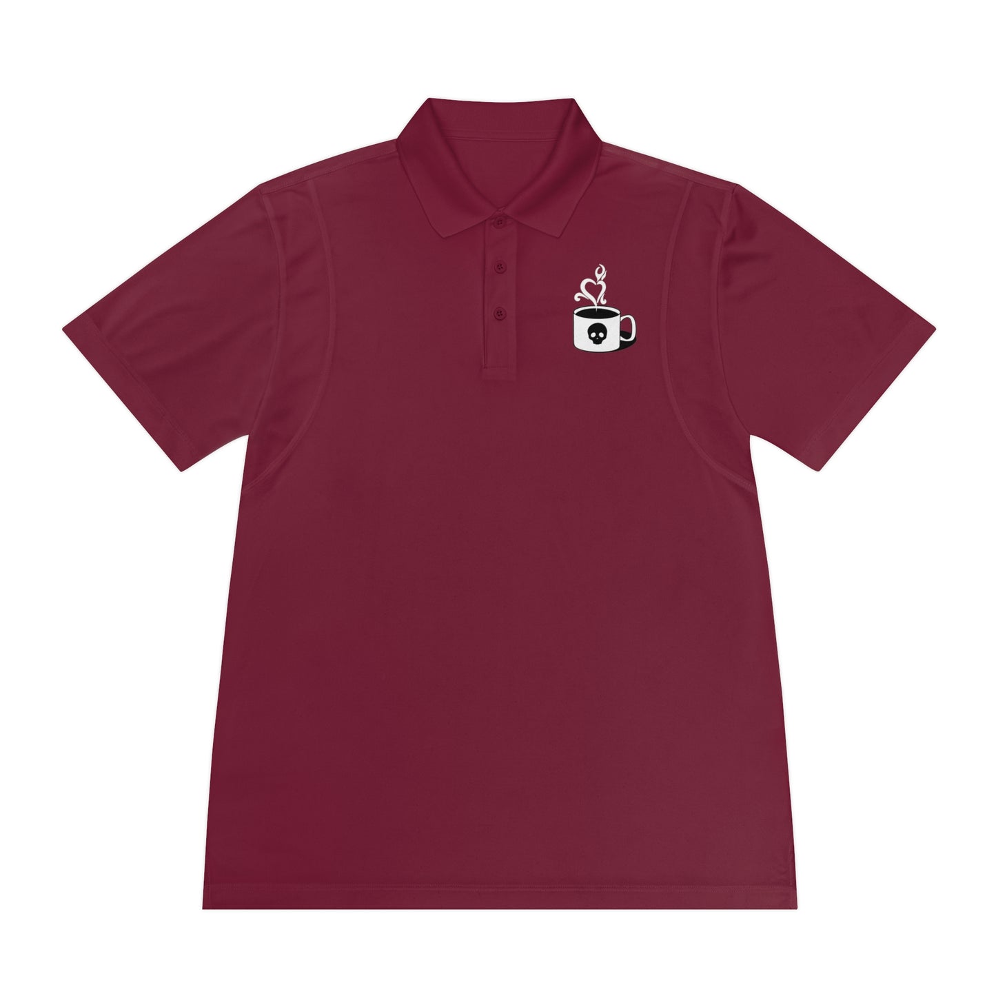 Amaranth Cup of Death Logo Men's Sport Polo Shirt