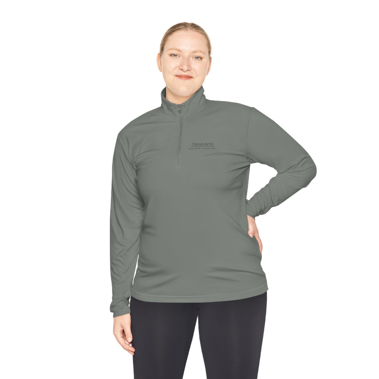 Amaranth Unisex Quarter-Zip Pullover