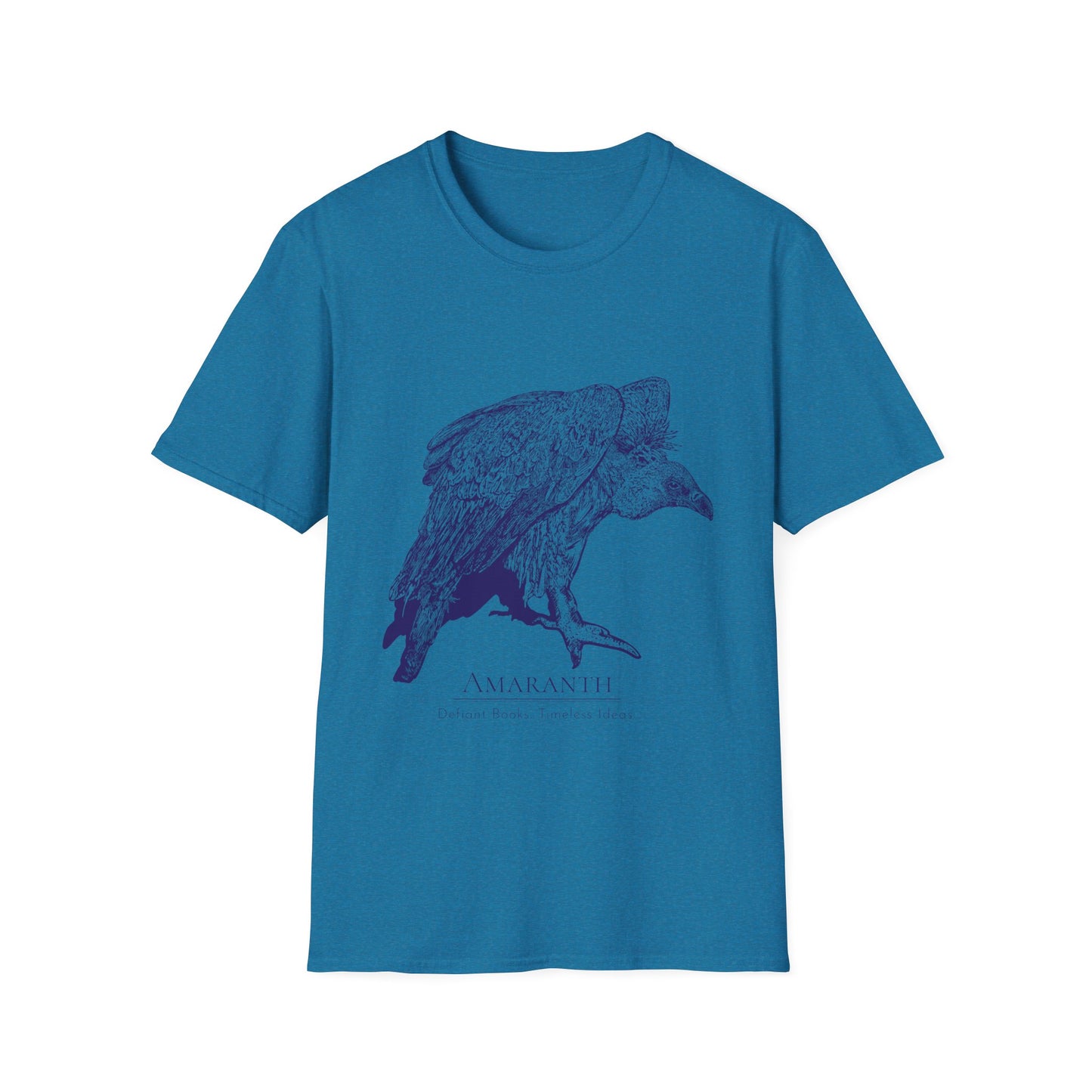 Amaranth Vulture | Graphic Unisex Softstyle T-Shirt - Eco-Friendly Fashion