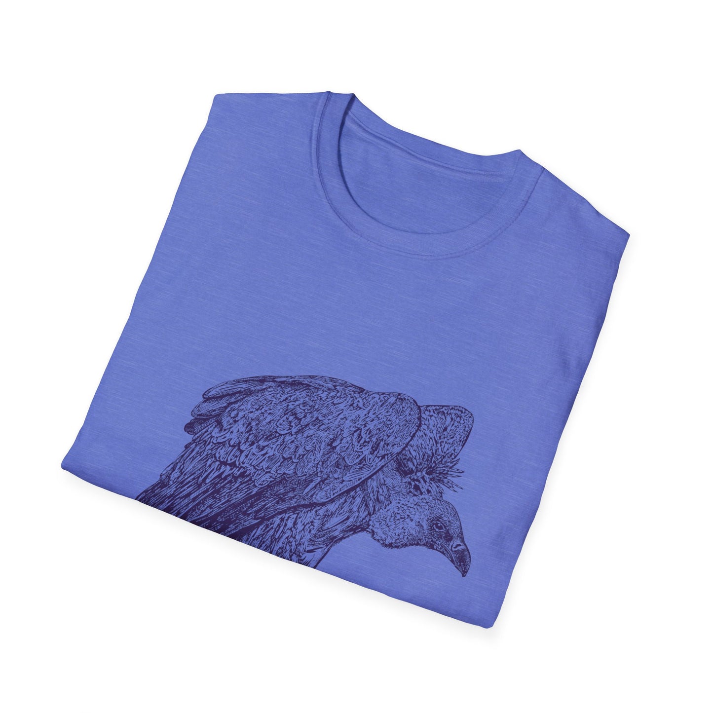 Amaranth Vulture | Graphic Unisex Softstyle T-Shirt - Eco-Friendly Fashion