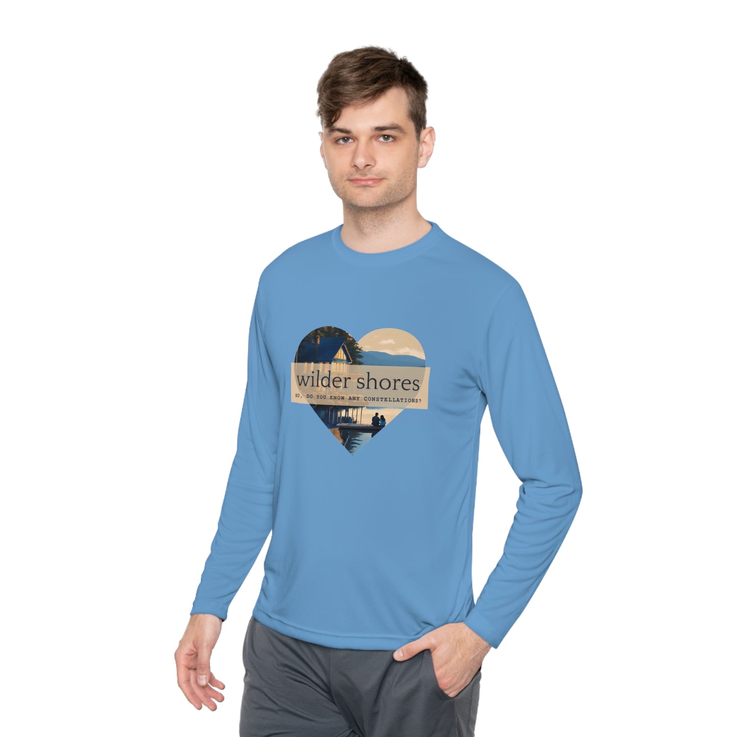 Wilder Shores Heart | Unisex Lightweight Long Sleeve Tee