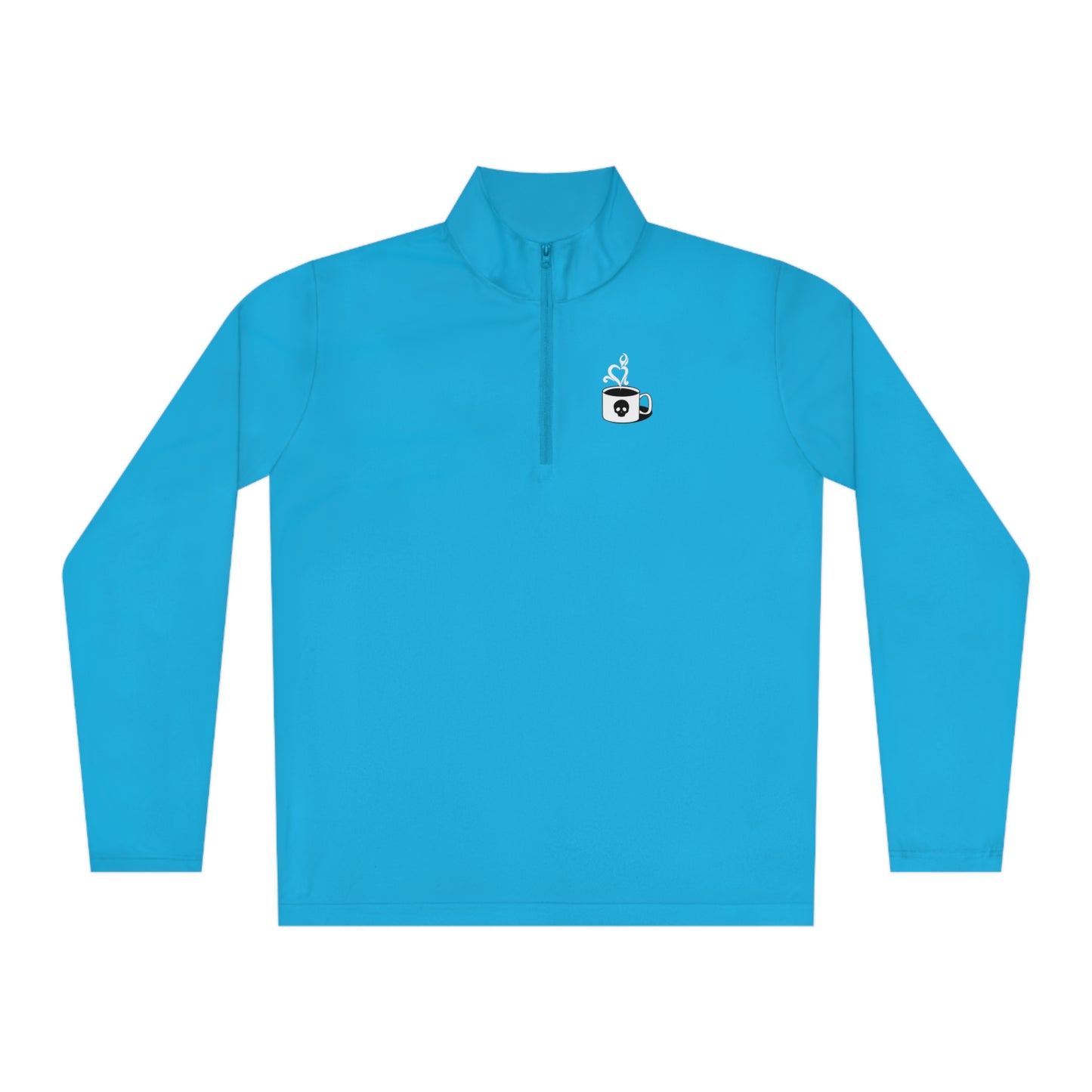 Amaranth Cup of Death Logo Unisex Quarter-Zip Pullover