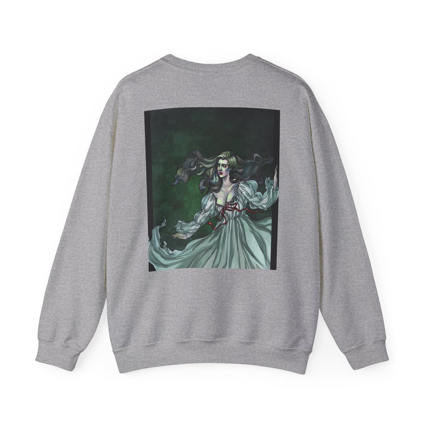 The Veneficium Feminae Ghost | Unisex Heavy Blend™ Crewneck Sweatshirt