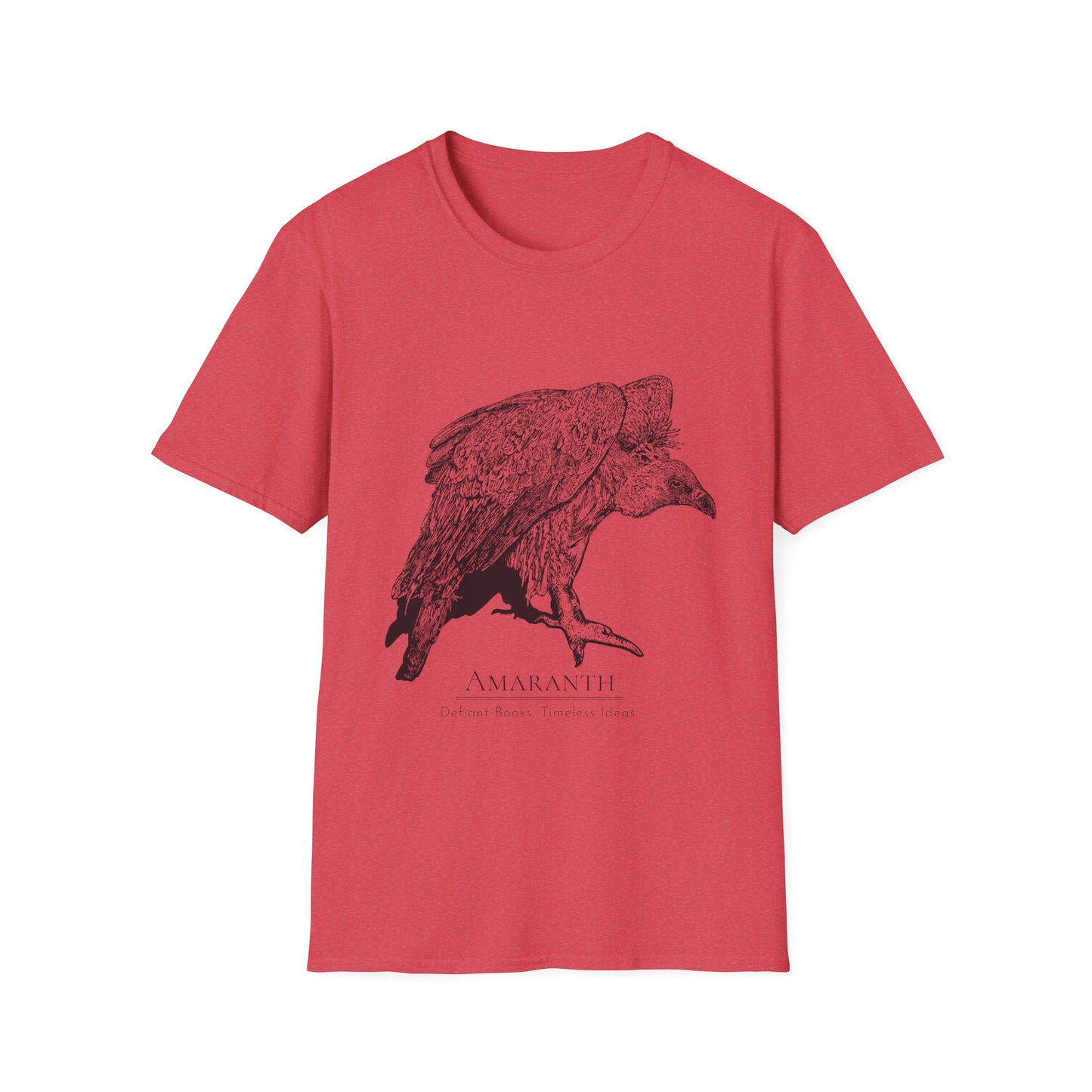 Amaranth Vulture | Graphic Unisex Softstyle T-Shirt - Eco-Friendly Fashion